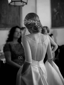 Vestido novia espalda Sole Alonso
