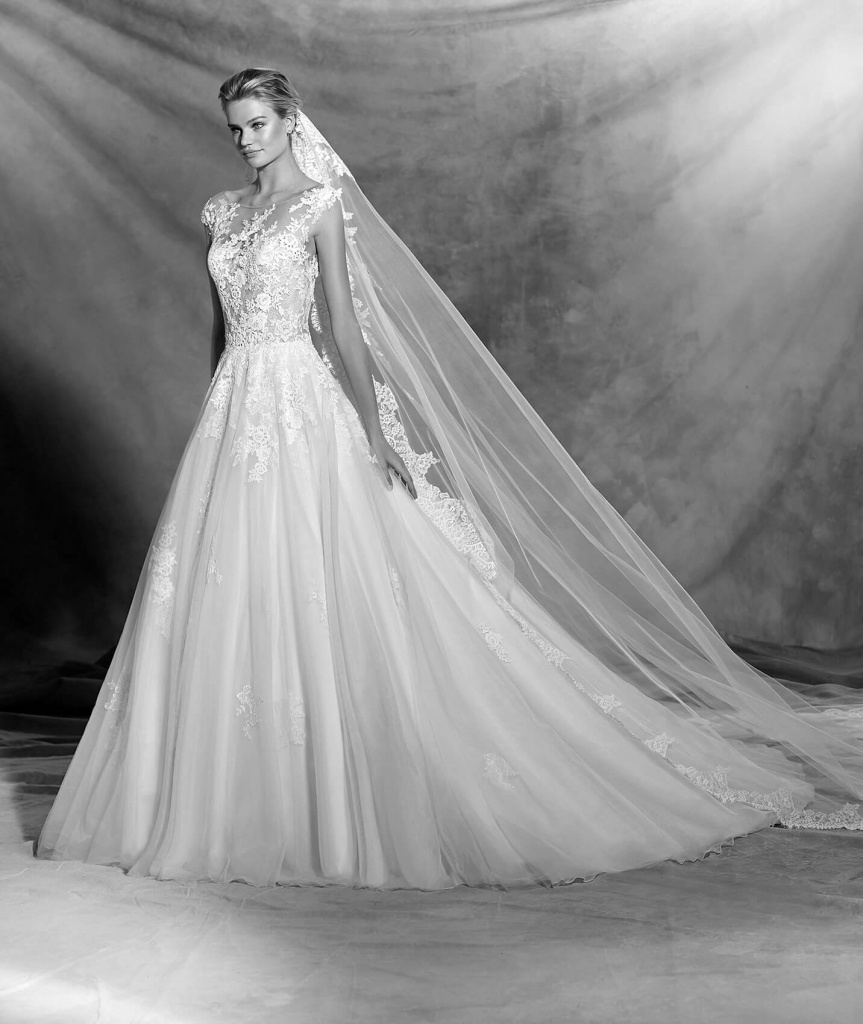 Vestido de novia modelo Ofelia de Pronovias 2017