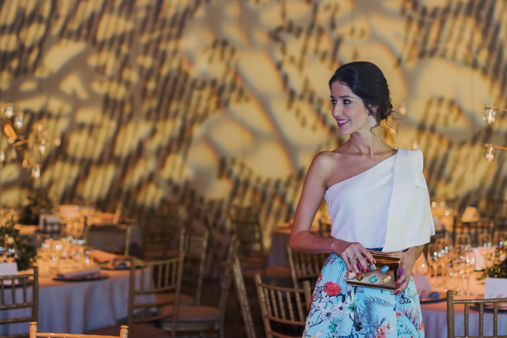 testigo receta Enmarañarse Invitada boda de tarde: la falda estampada | Invitada Perfecta