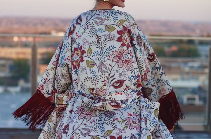 Invitada perfecta boda lowcost Zara otoño kimono mono jumpsuit