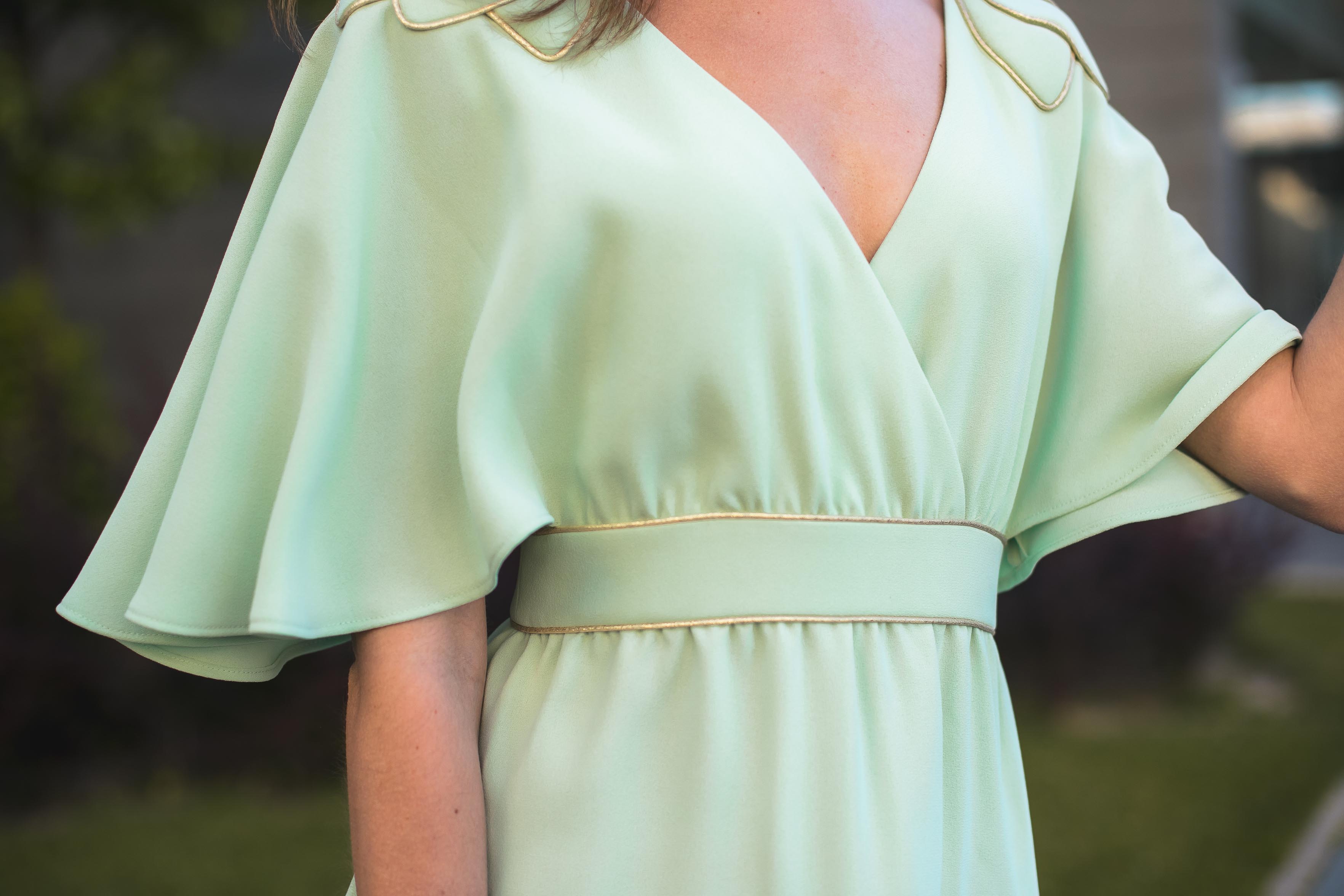 Look de noche: el vestido verde menta | Invitada
