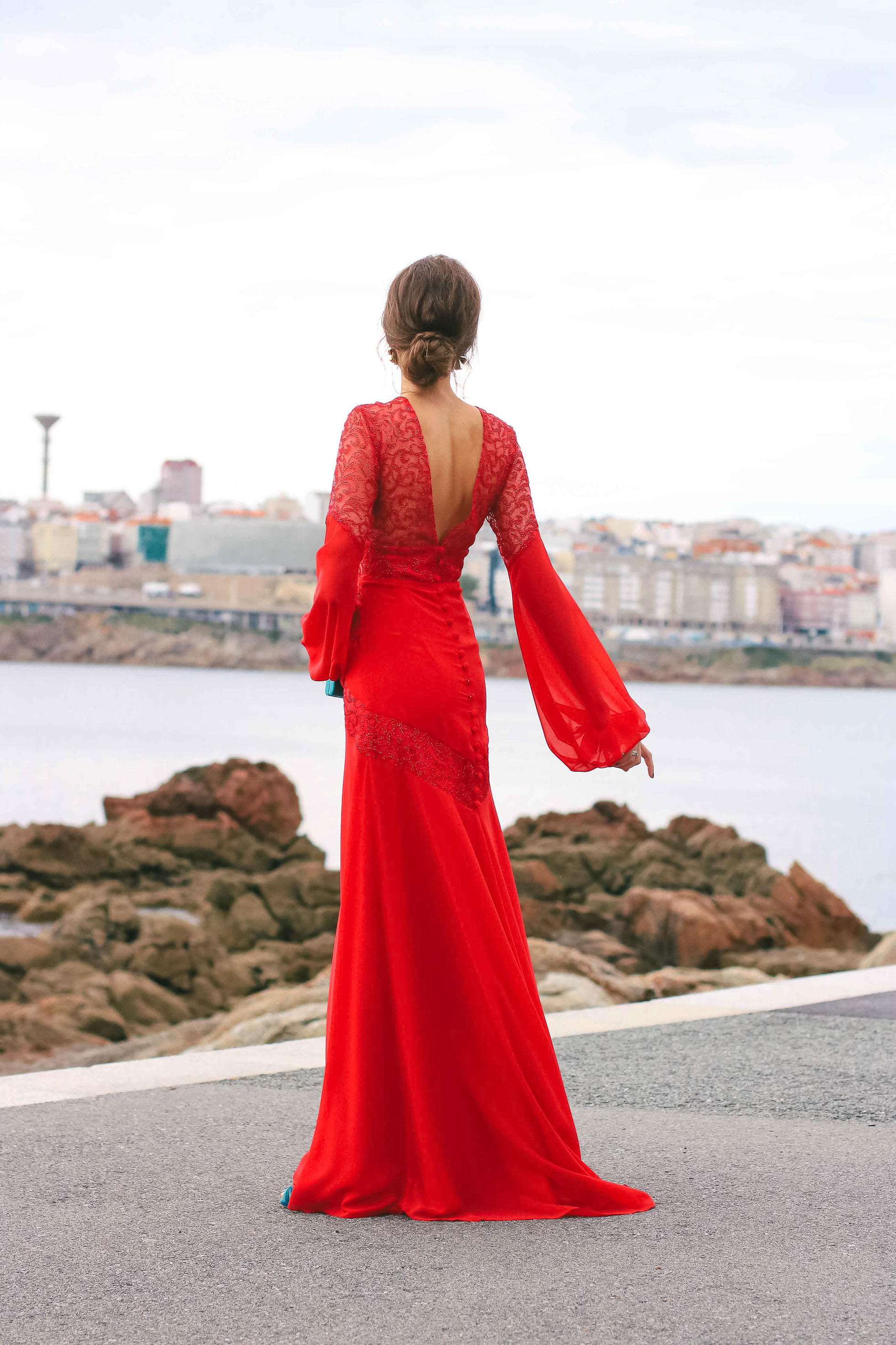 Vestido rojo boda invitada perfecta