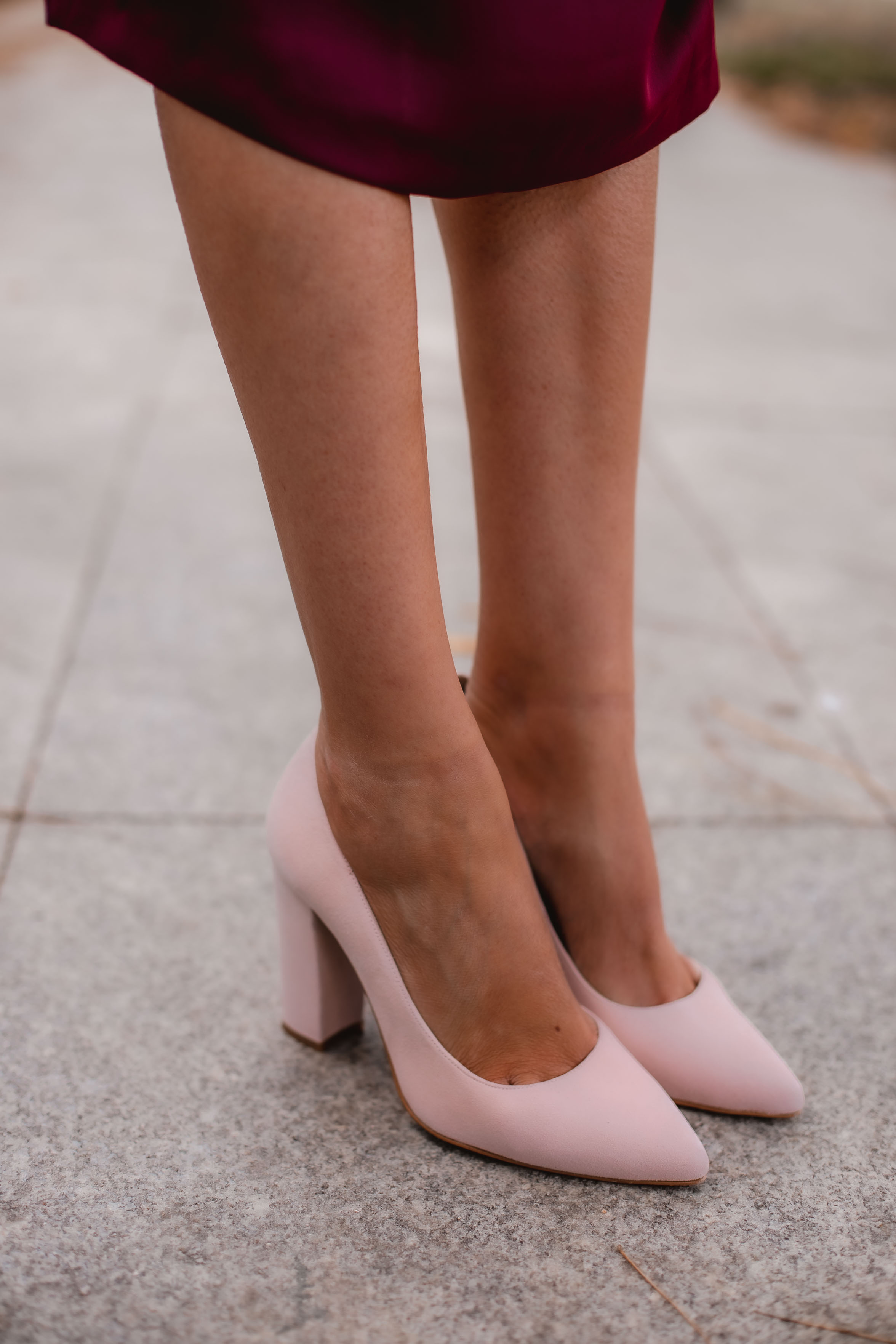 zapatos invitada boda comodos rosa