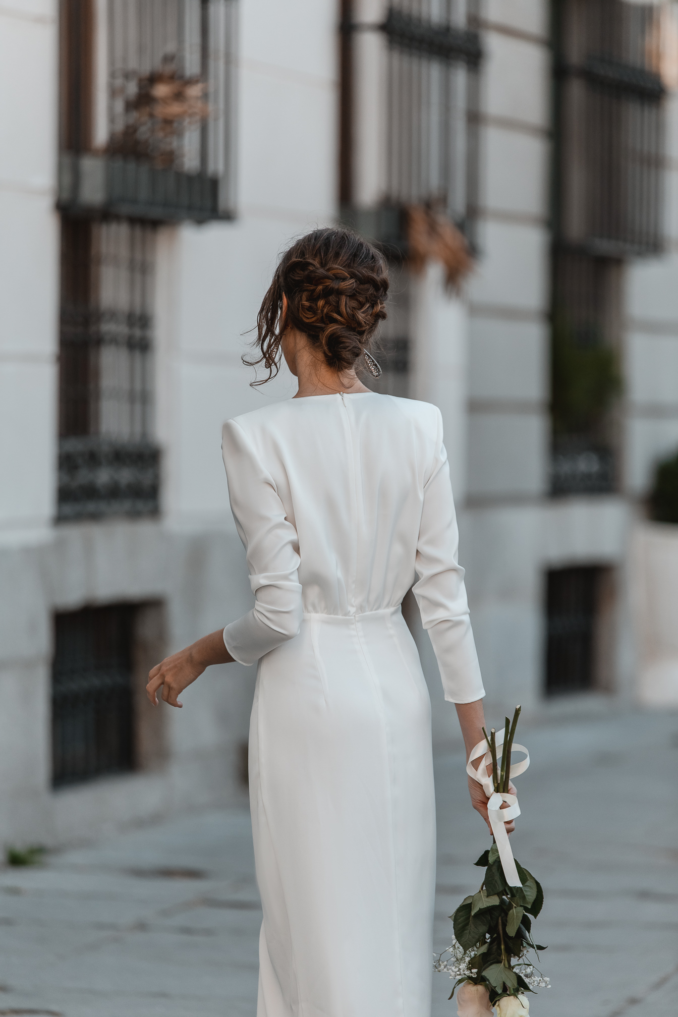 vestido blanco novia civil lowcost