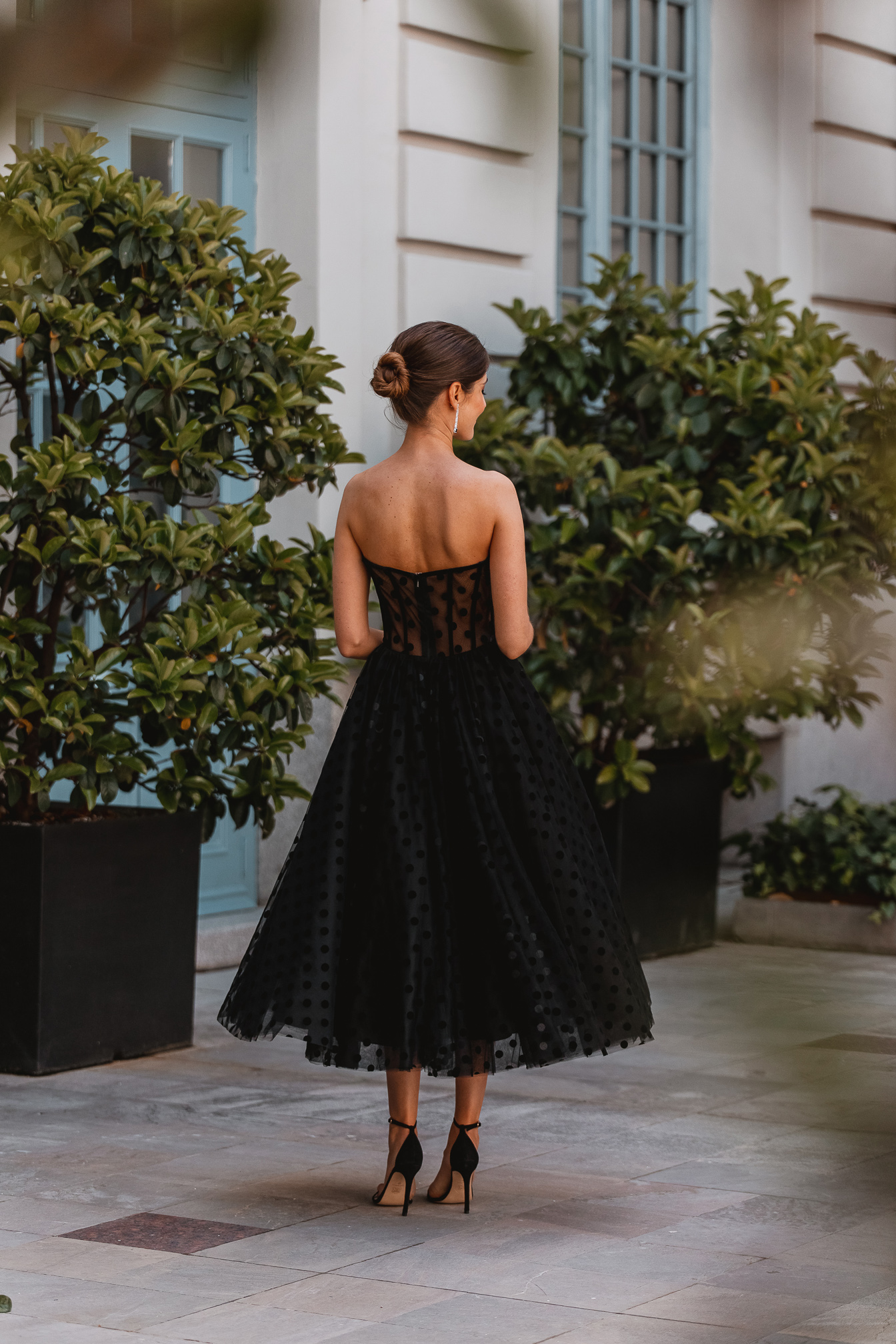 invitada perfecta vestido negro falda tul