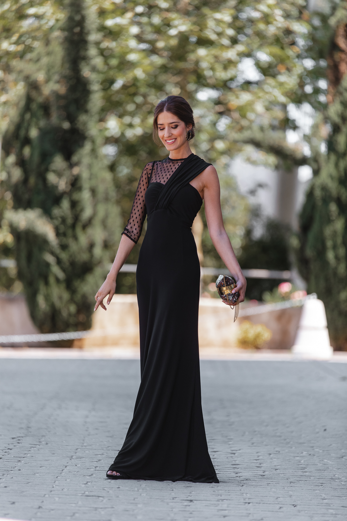 vestido negro invitada boda
