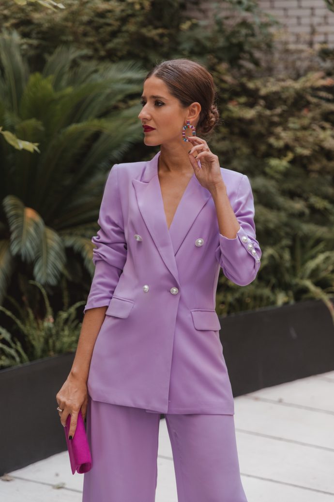 Traje Pantalon Malva Zara Traje Chaqueta Mujer Invitada Boda