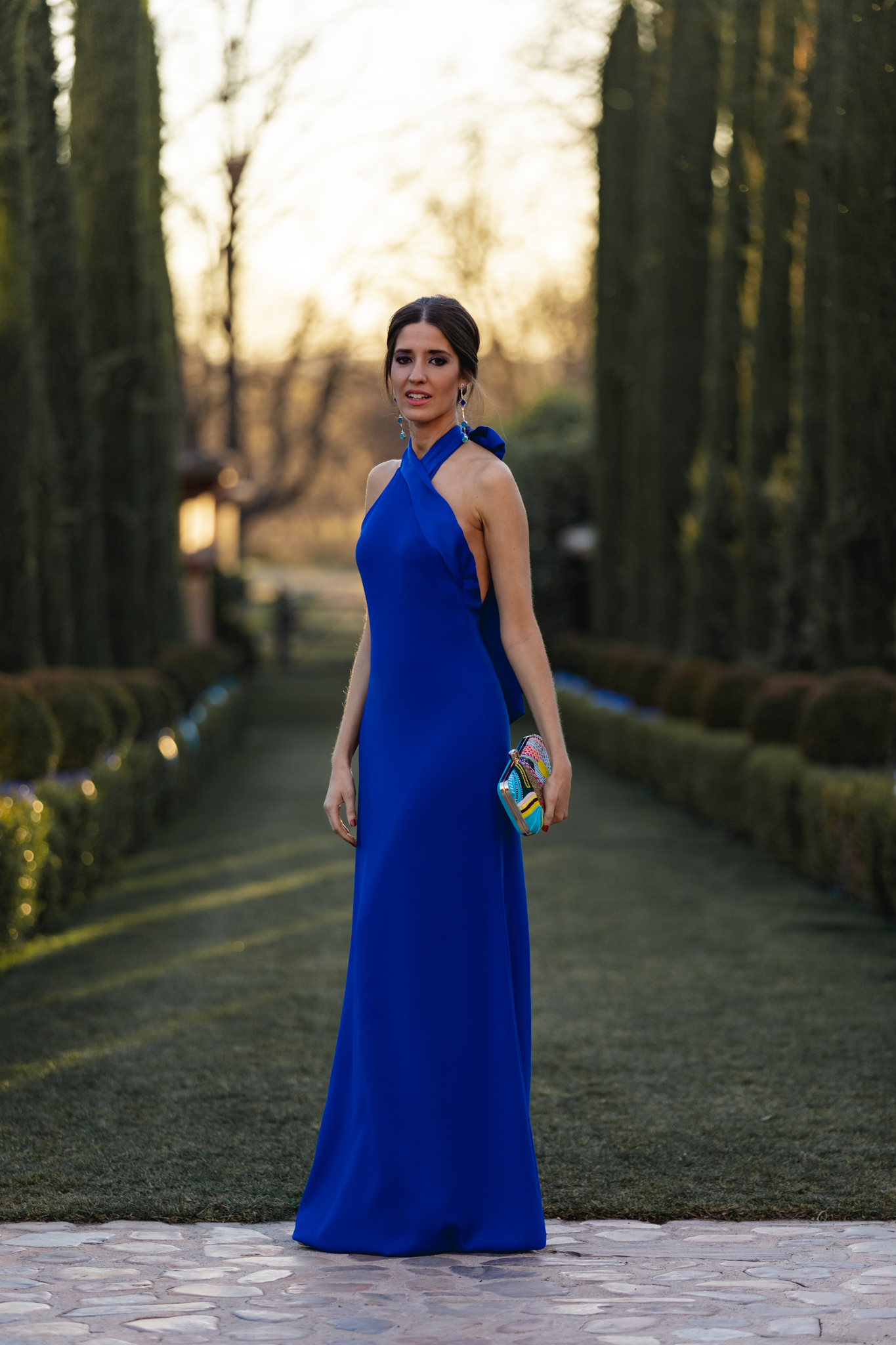 invitada perfecta vestido boda noche azul