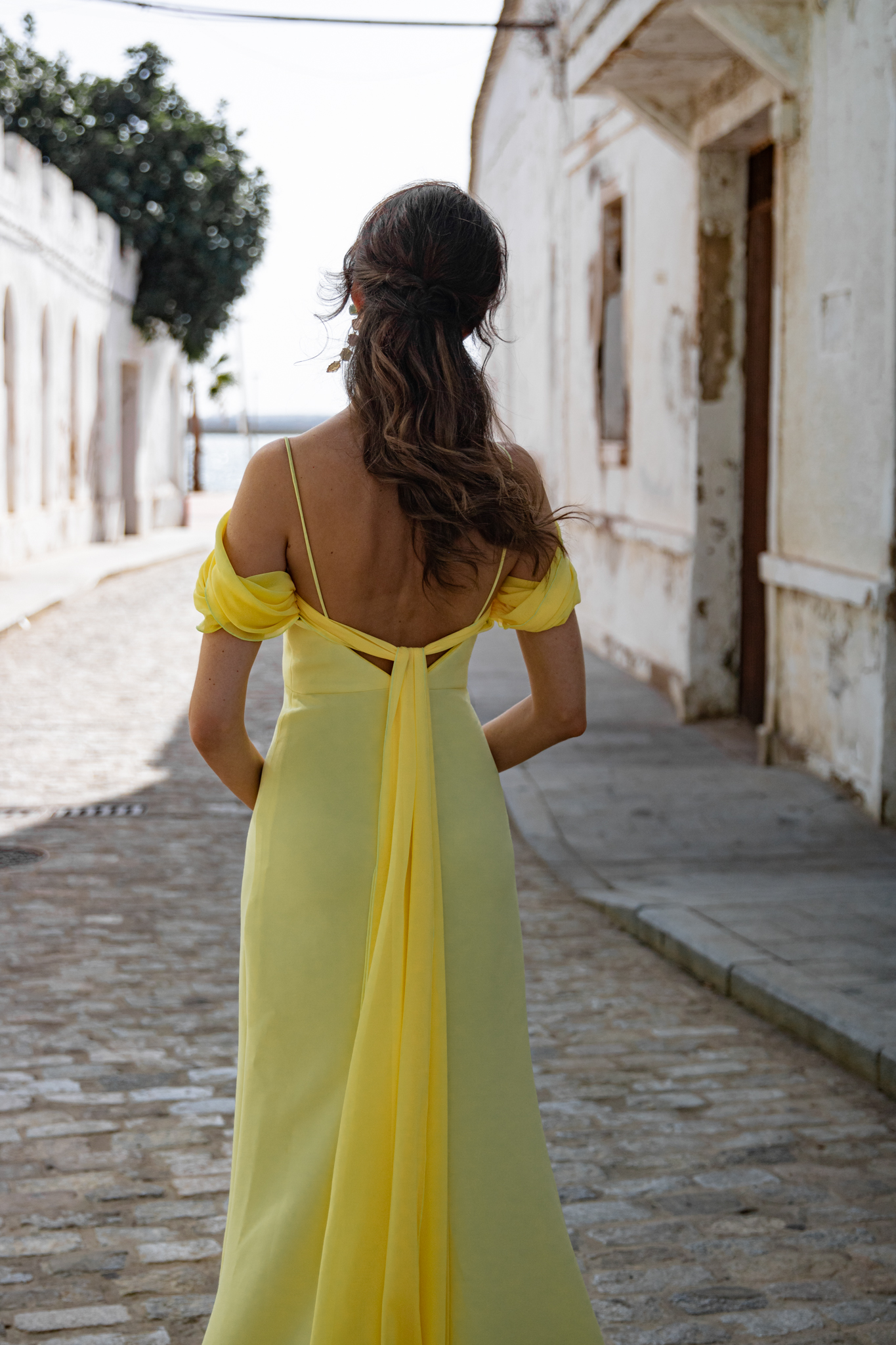 invitada perfecta vestido amarillo largo