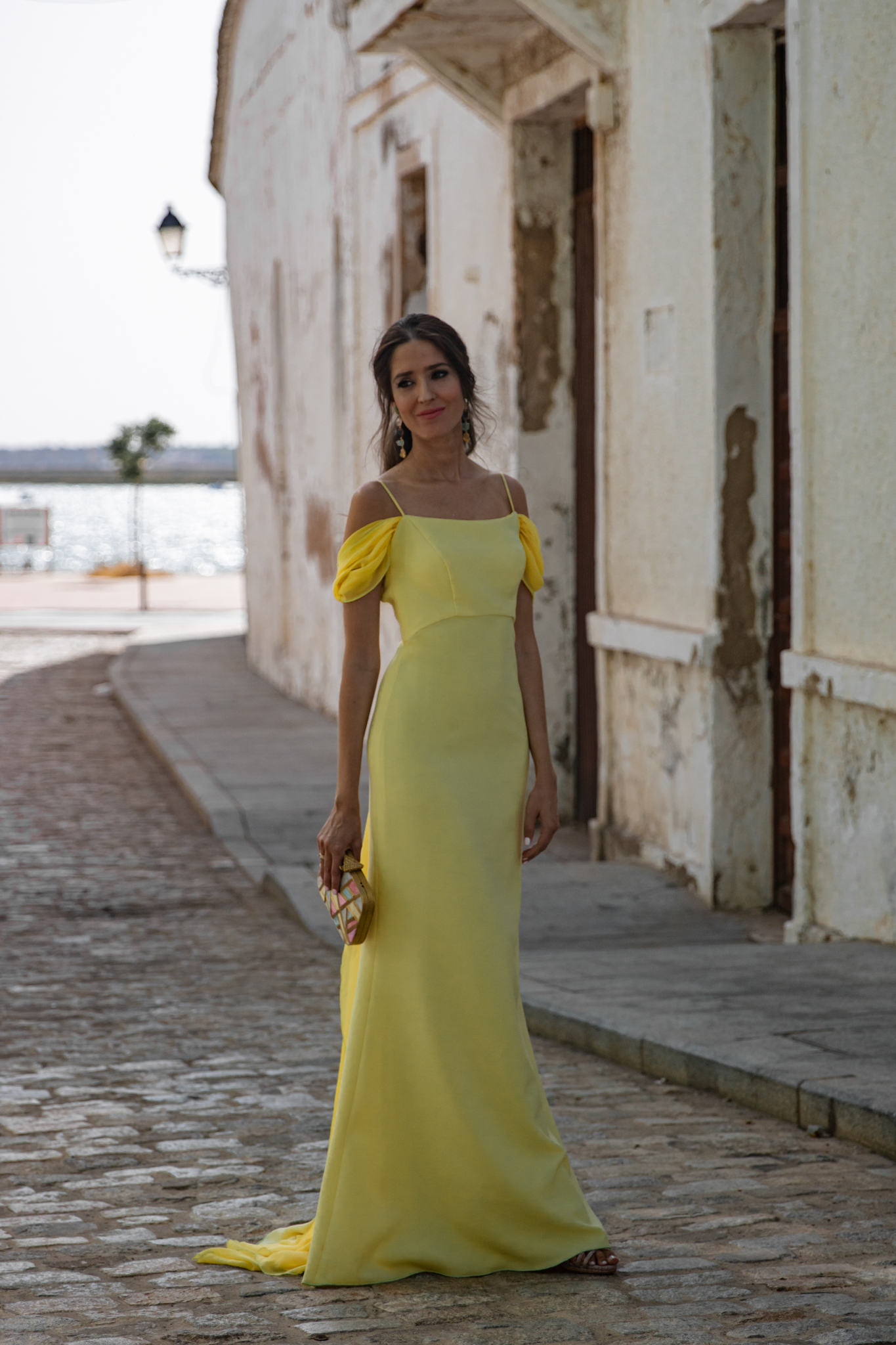 invitada perfecta vestido amarillo largo