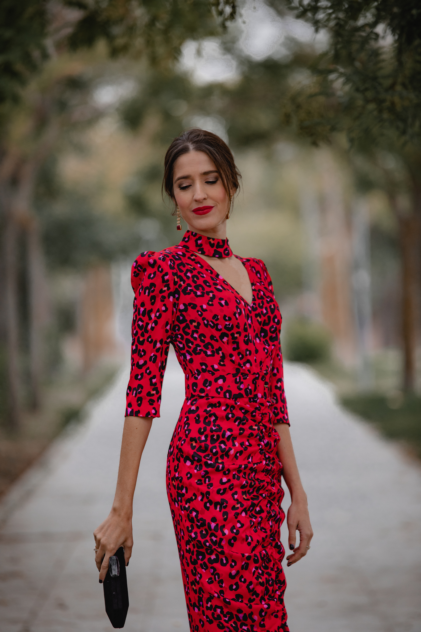 invitada perfecta vestido rojo invierno